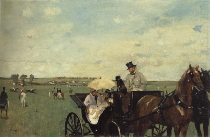 At the Races in the Countryside, Edgar Degas